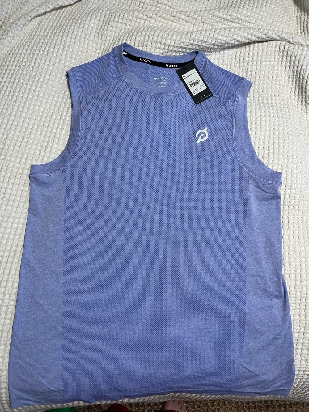 Peloton Men’s Sleeveless Performance Tank - Light Purple